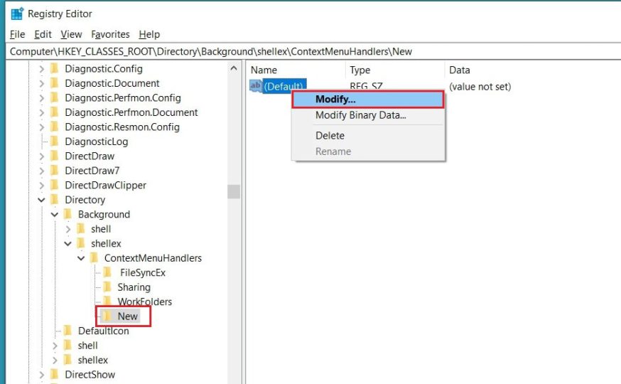 Fix the New Folder Option Missing from Windows Right-Click Menu